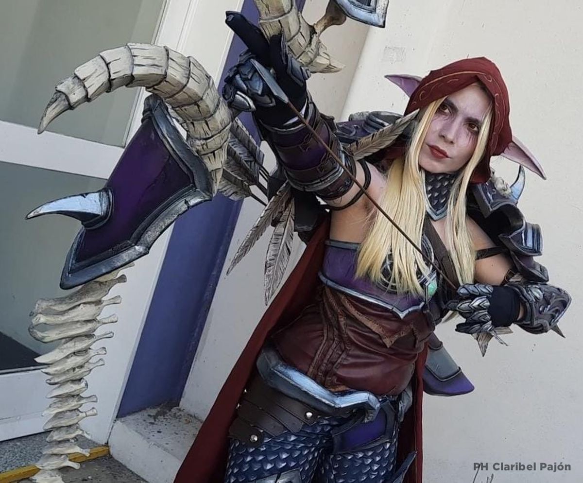 Aome Katze, la santafesina que obtuvo el primer puesto por su cosplay en la AGS Flow 2021.