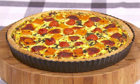 Tarta de calabaza y espinaca: la receta rica, saludable y económica para sorprender a la familia Tarta de calabaza y espinaca: la receta rica, saludable y económica para sorprender a la familia