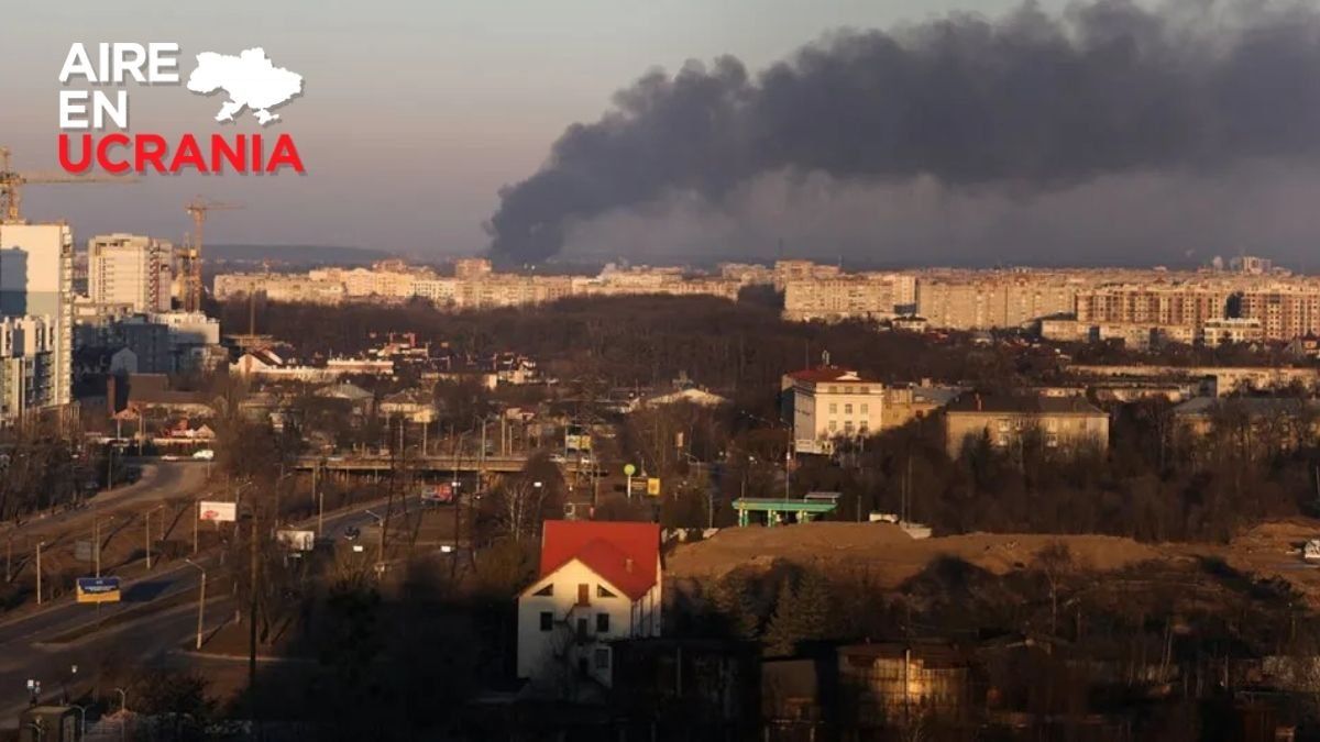 El bombardeo ocurrió este viernes a las 6 en un depósito de aviones del aeropuerto de Lviv.&nbsp;