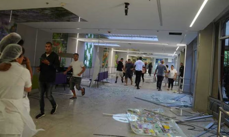 La agencia estatal de noticias iraní informó que el ataque tenía como objetivo instalaciones de inteligencia militar israelíes, y no un hospital de Beersheva. La agencia estatal de noticias iraní informó que el ataque tenía como objetivo instalaciones de inteligencia militar israelíes, y no un hospital de Beersheva.