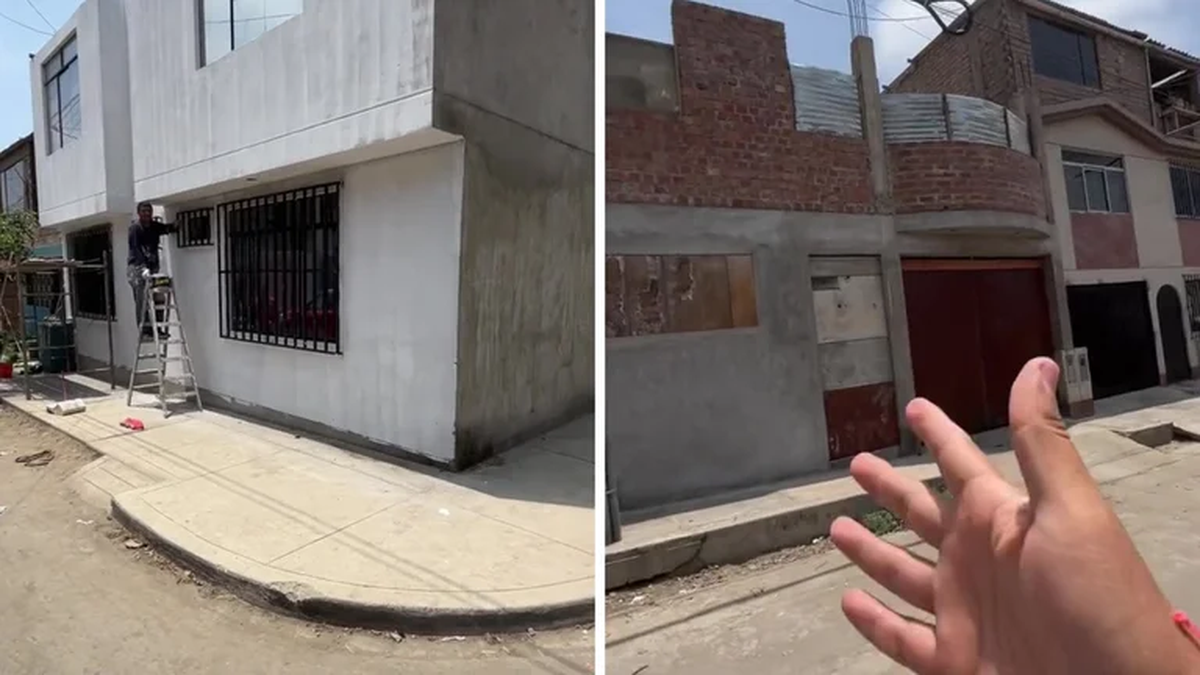 Un albañil se confundió de casa y se volvió viral.