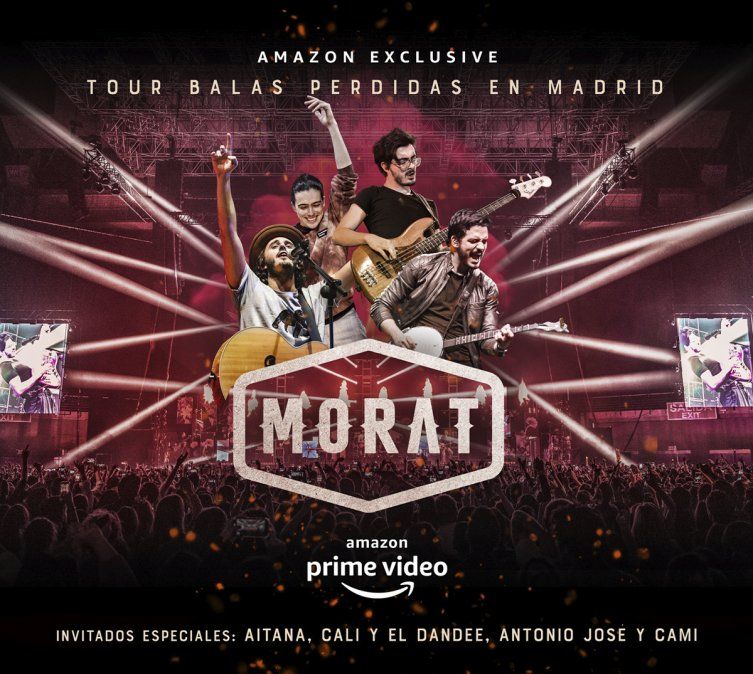 Amazon Prime Video estrena Morat en concierto por streaming