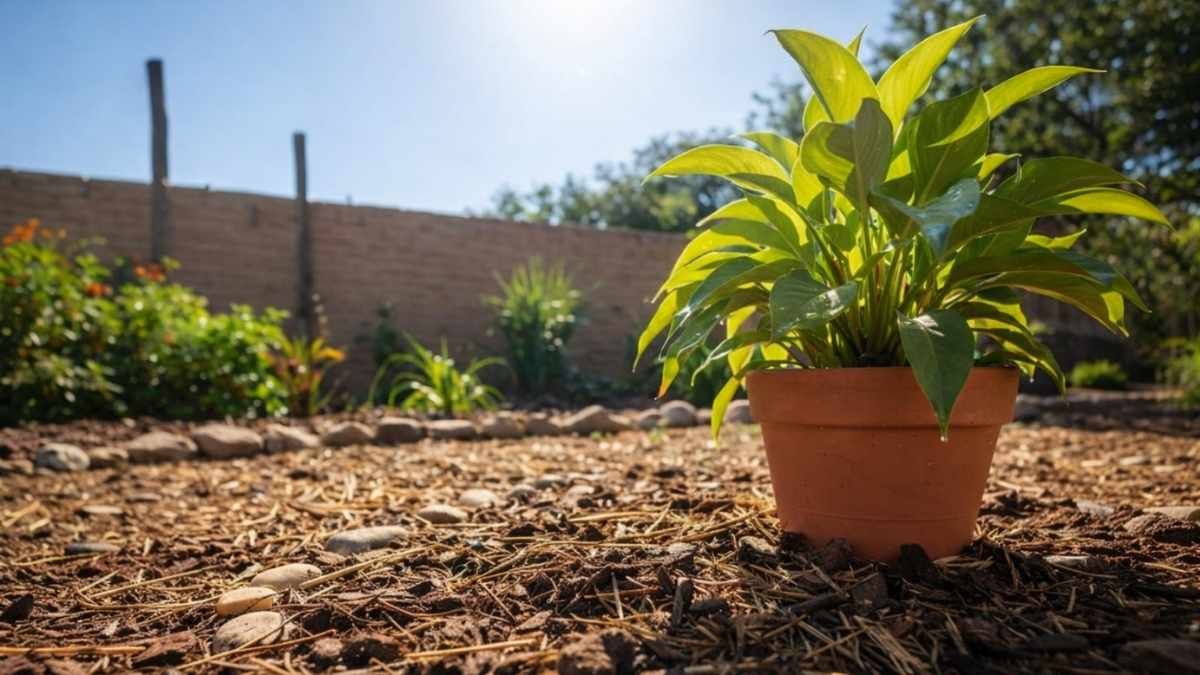 El calor de Santa Fe obliga a establecer un horario especial de regado de plantas.&nbsp;