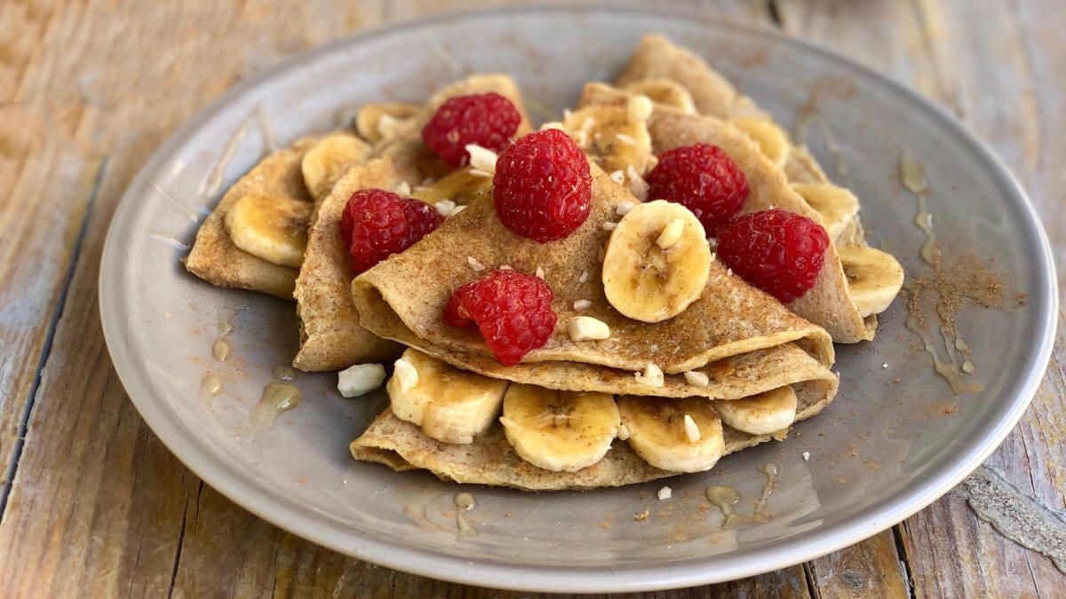 Panqueques de avena para el desayuno