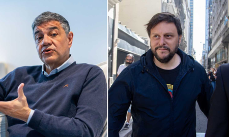 El candidato a jefe de Gobierno porteño de Unión por la Patria (UxP), Leandro Santoro se bajó del balotaje, previsto para el 19 de noviembre, y no competirá contra el candidato de Juntos por el Cambio, Jorge Macri. El candidato a jefe de Gobierno porteño de Unión por la Patria (UxP), Leandro Santoro se bajó del balotaje, previsto para el 19 de noviembre, y no competirá contra el candidato de Juntos por el Cambio, Jorge Macri.