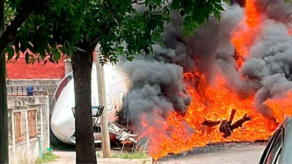 Un avión despistó en el aeropuerto de San Fernando