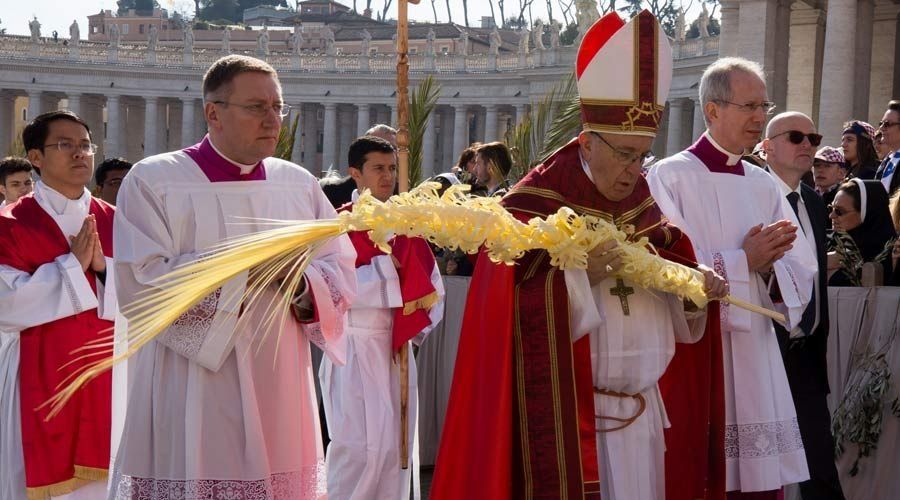 El Papa en Domingo de Ramos: Cuando nos calumnien, miremos a Cristo en la cruz