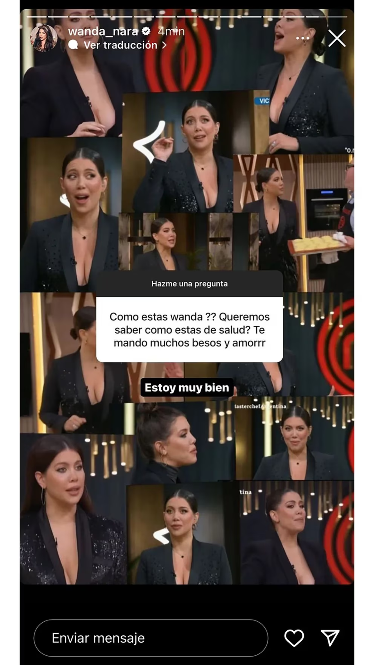 Wanda Nara habló de su salud y de su futuro en el país