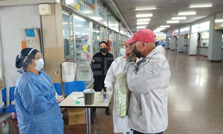 En la Termimal de Ómnibus realizan test de anosmia a los pasajeros llegan a la ciudad. En la Termimal de Ómnibus realizan test de anosmia a los pasajeros llegan a la ciudad.