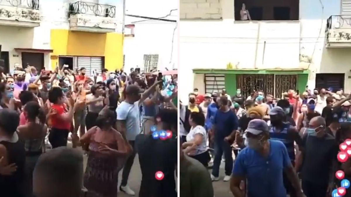 Inédita manifestación contra el régimen castrista en Cuba.