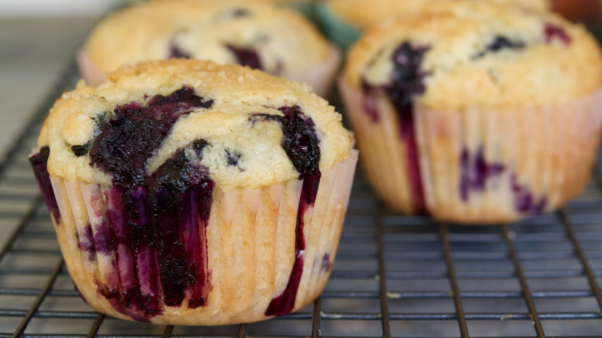 Muffins de arándanos: la receta de Osvaldo Gross para hacer y disfrutar en la merienda