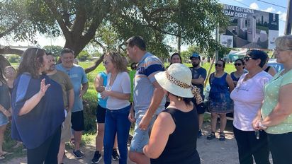 Vecinos se manifestaron en Santo Tomé por los problemas en el suministro de agua en la ciudad