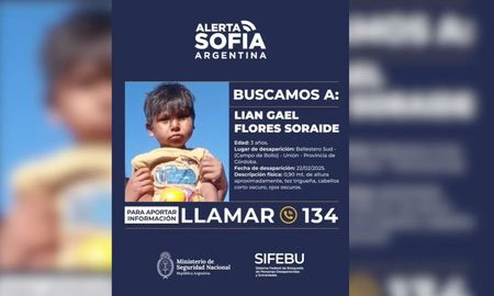 busqueda de lian: es facil sacar a un chico de argentina porque la frontera es permeable busqueda de lian: es facil sacar a un chico de argentina porque la frontera es permeable