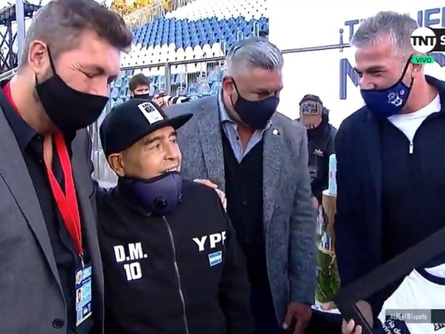 Una de las últimas apariciones públicas de Diego Maradona
