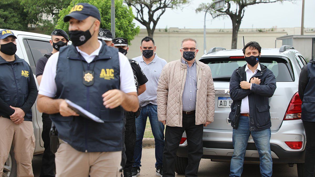 El ministro Lagna estuvo presente en los operativos