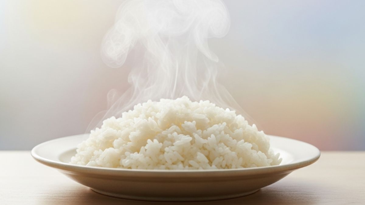 Un poco de arroz blanco para acompañar tus comidas.