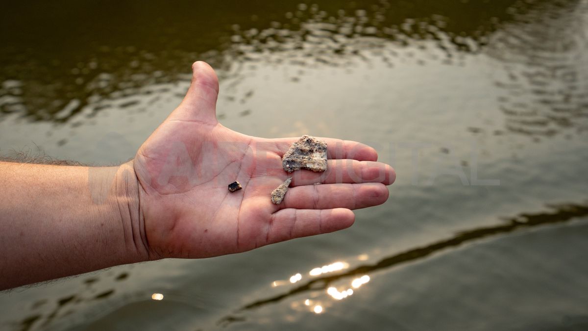 Paleontología en lancha: una de las excursiones que se ofrecen en la región invita a los visitantes a navegar el río con el ojo puesto en el hallazgo de restos fósiles.