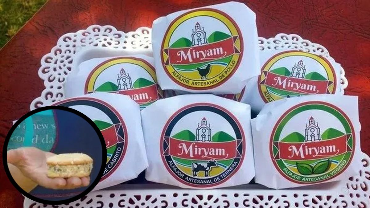 Furor en las redes por los alfajores de pollo, cabrito y ternera