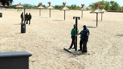 Santa Fe adaptó nueve playas y solariums para la temporada de verano y sumó sombrillas, duchas y canchas