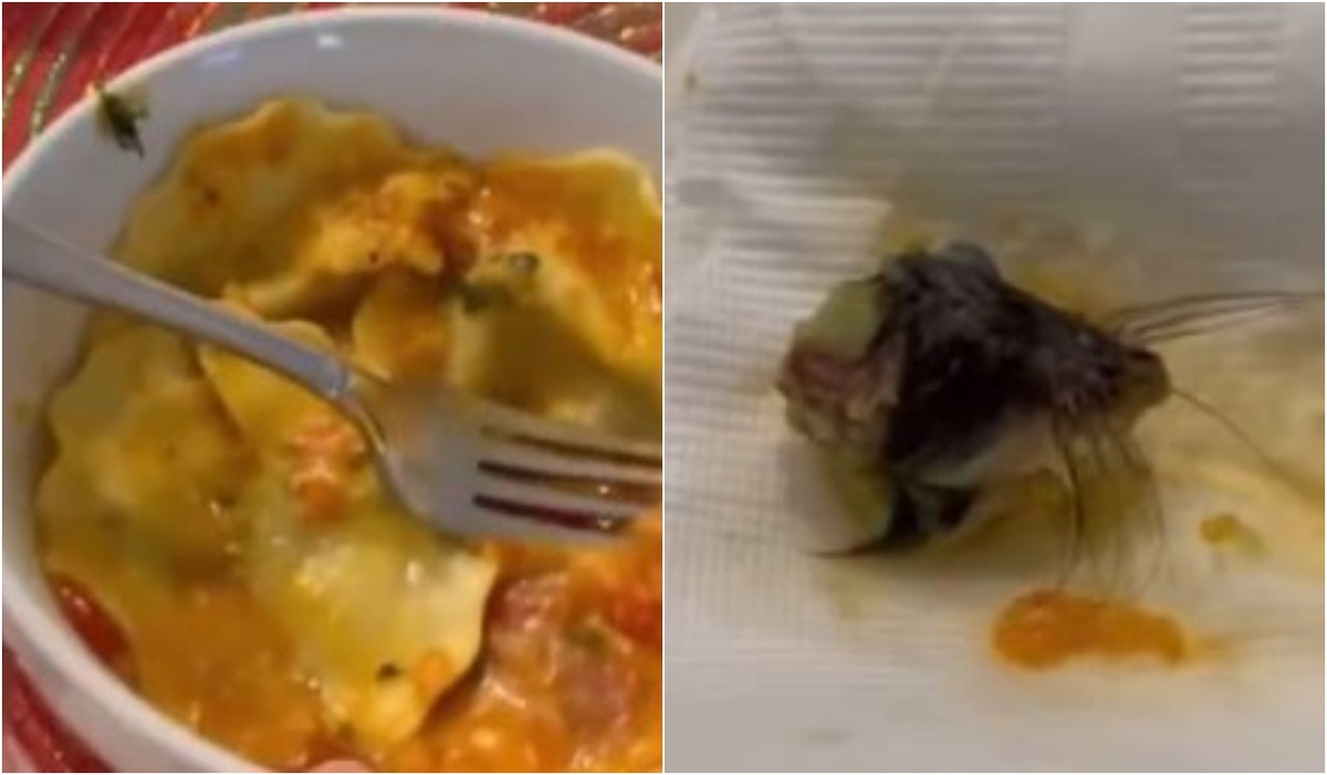 Una mujer tuvo un desagradable descubrimiento dentro de los ravioles que había comprado.