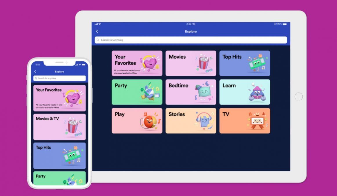 Spotify Kids, la nueva versión para niños de la aplicación de música online