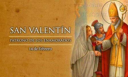 Hoy es la fiesta de San Valentín, patrono de los enamorados