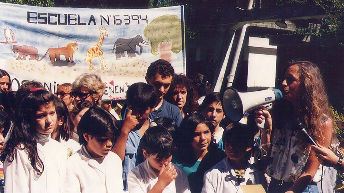 Desde la d&eacute;cada de los ochenta, Beba Linaro luch&oacute; por la naturaleza y por las distintas especies de animales. Tambi&eacute;n haciendo docencia. Gentileza: Mundo Aparte.