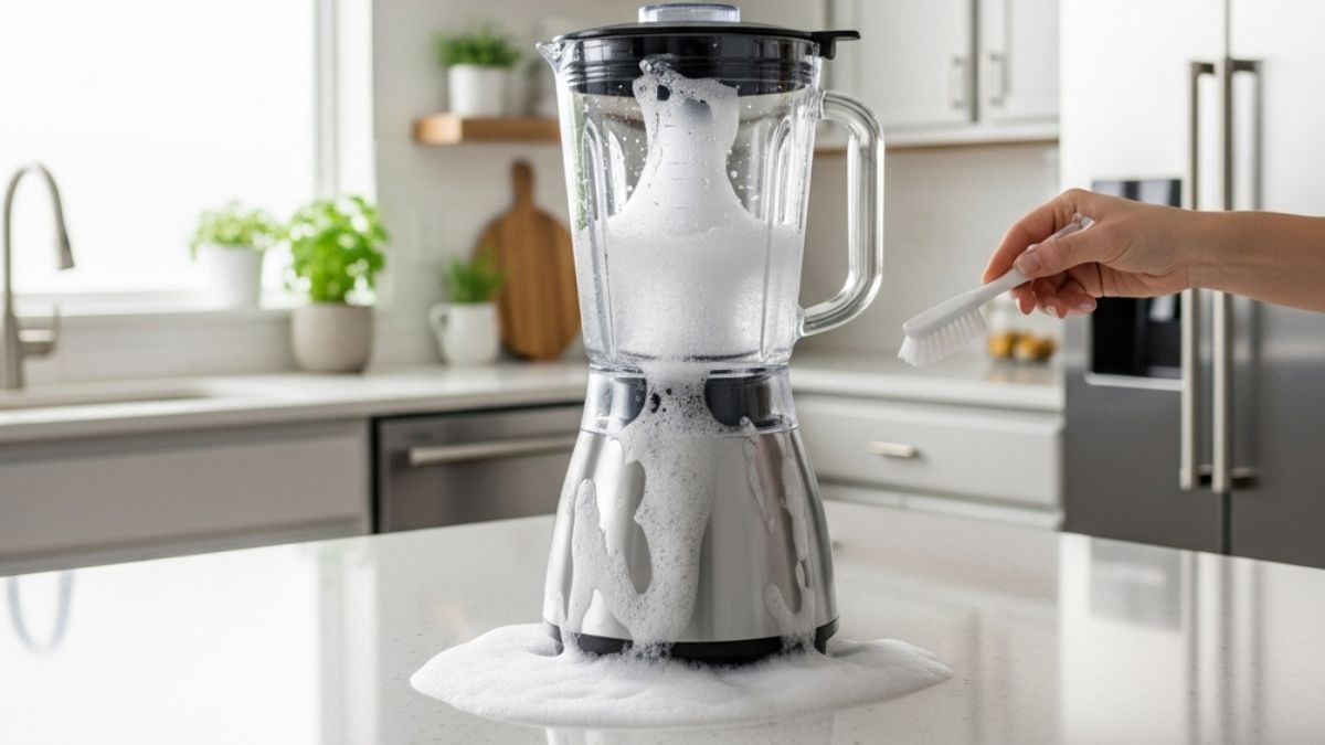 Cómo limpiar la batidora.