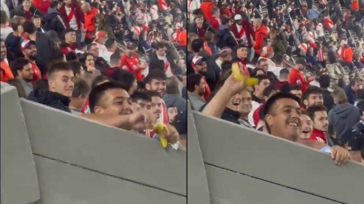 La Conmebol multó a River por gestos racistas de un hincha en el partido con Fortaleza