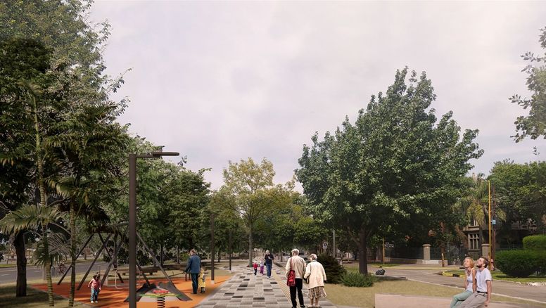 Adjudicaron la obra para renovar el cantero central de la Costanera Oeste de Santa Fe