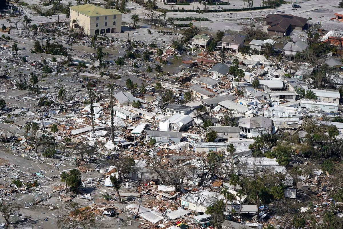El paraíso de Fort Myers quedó devastado.