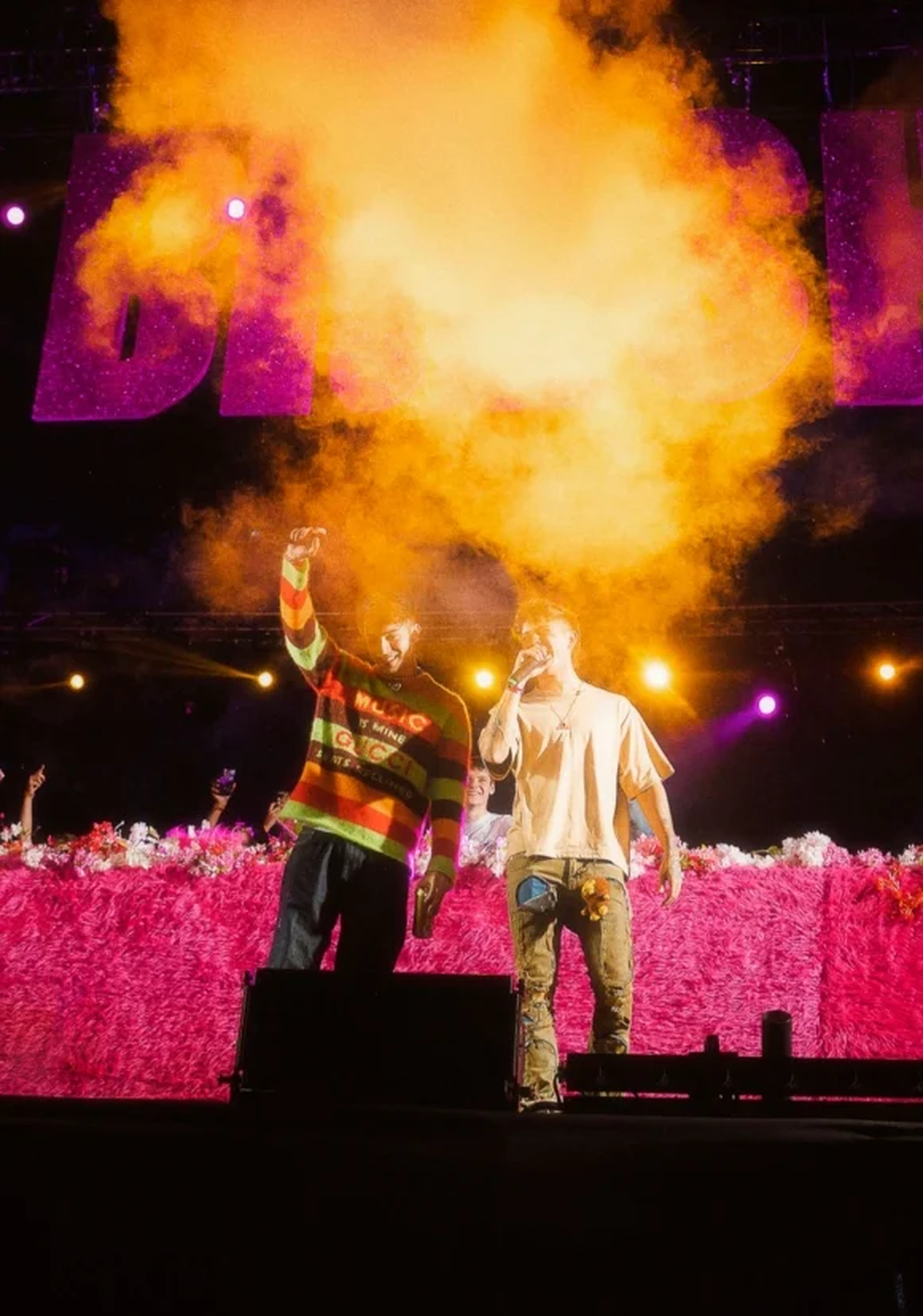 Rusherking brindó un show en la fiesta Bresh junto con Luck Ra.