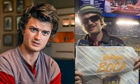 Joe Keery, protagonista de Stranger Things, se mostró relajado y disfrutando del ambiente en la Bombonera. Joe Keery, protagonista de Stranger Things, se mostró relajado y disfrutando del ambiente en la Bombonera.