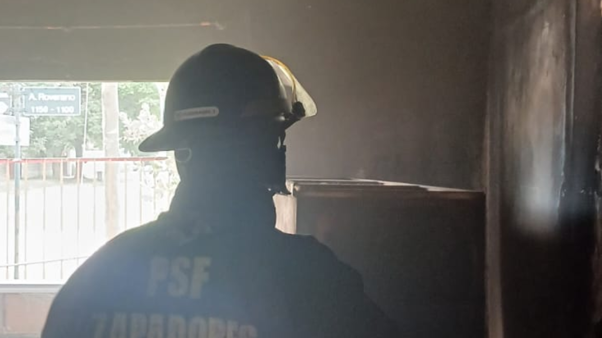 Incendio en una vivienda de Santo Tomé.