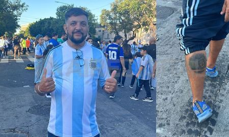 Flaviano, oriundo de San Pablo, viajó a Buenos Aires para ver a la Selección Argentina. Flaviano, oriundo de San Pablo, viajó a Buenos Aires para ver a la Selección Argentina.