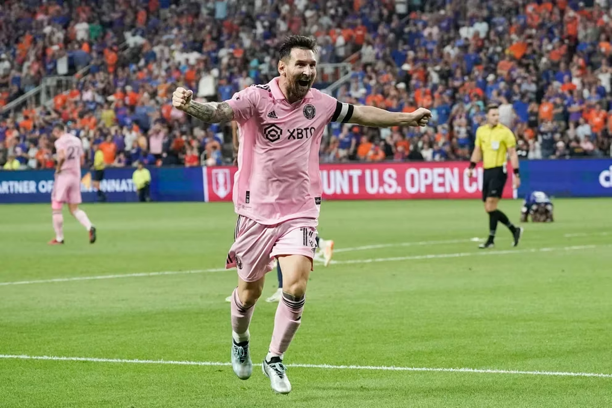El argentino Lionel Messi lleva anotados 10 goles en 11 partidos con el Inter Miami. El argentino Lionel Messi lleva anotados 10 goles en 11 partidos con el Inter Miami.