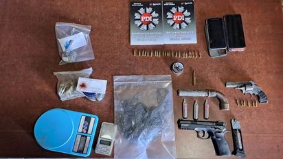 Tostado: un allanamiento, una joven detenida, droga y tres armas secuestradas