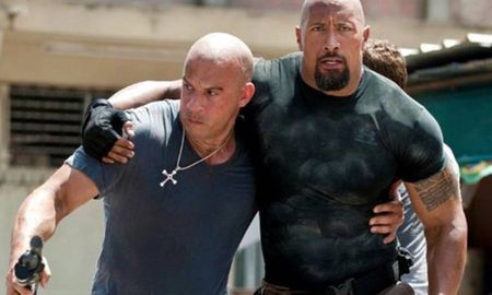 Vin Diesel junto a The Rock. Vin Diesel junto a The Rock.