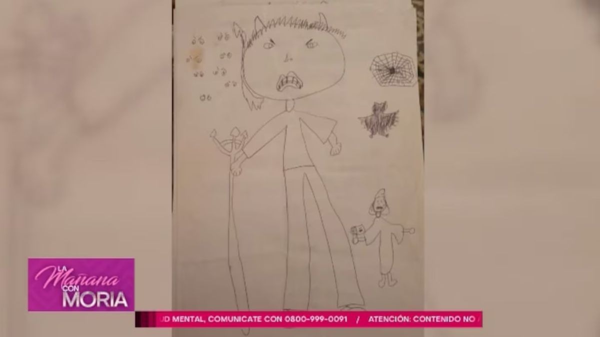 El dibujo realizado por Anna del Boca a los siete años fue incorporado a la causa como evidencia del vínculo con su padre. El dibujo realizado por Anna del Boca a los siete años fue incorporado a la causa como evidencia del vínculo con su padre.