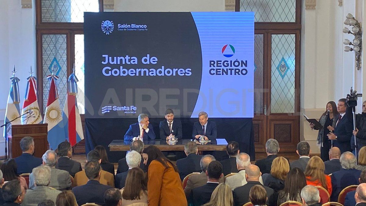 El encuentro de los gobernadores Pullaro