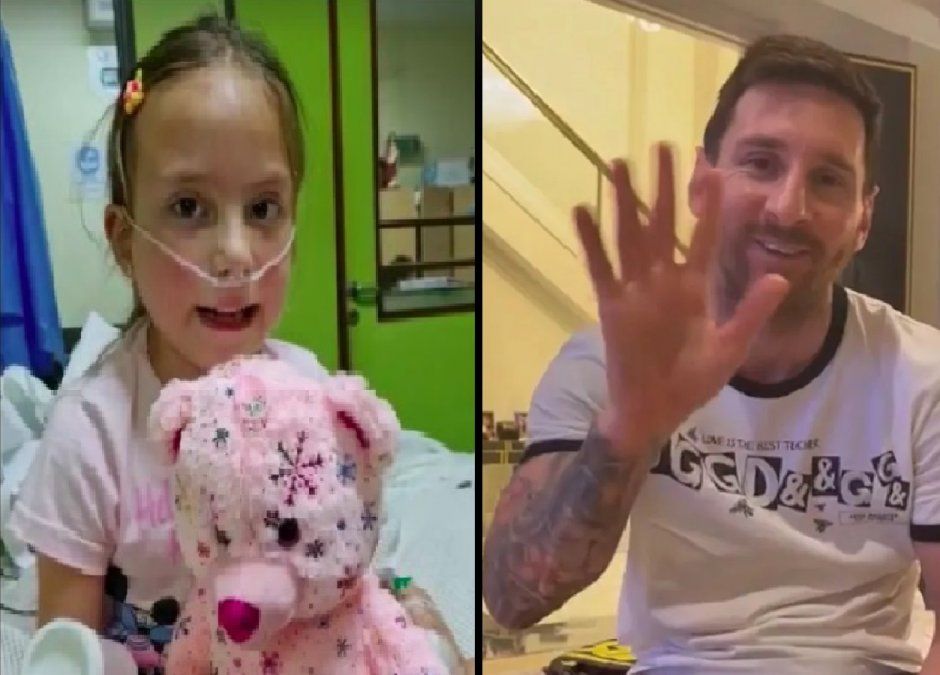 El saludo de Messi para Ampi