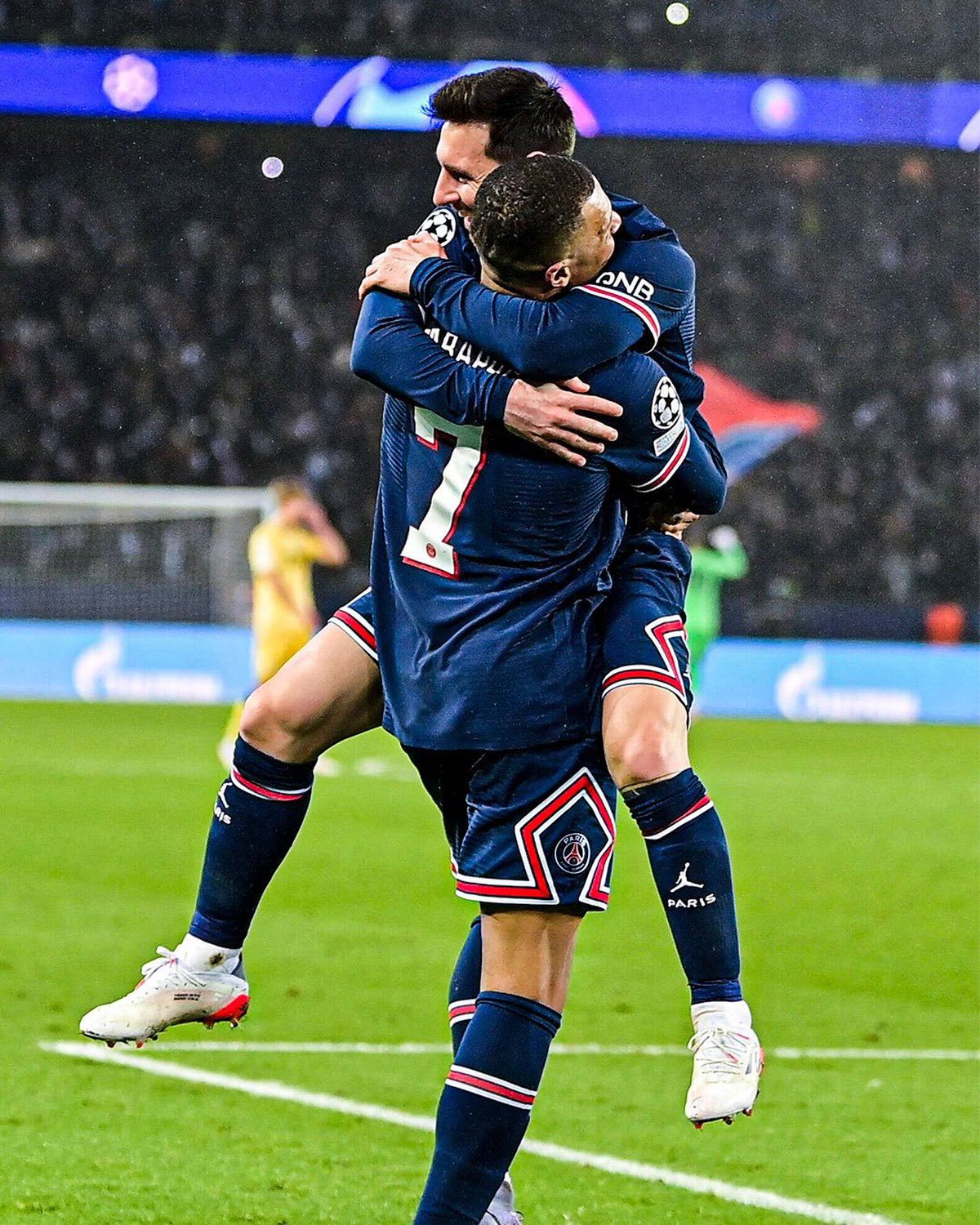 Kylian Mbappé y Lionel Messi compartieron dos temporadas en el Paris Saint-Germain.