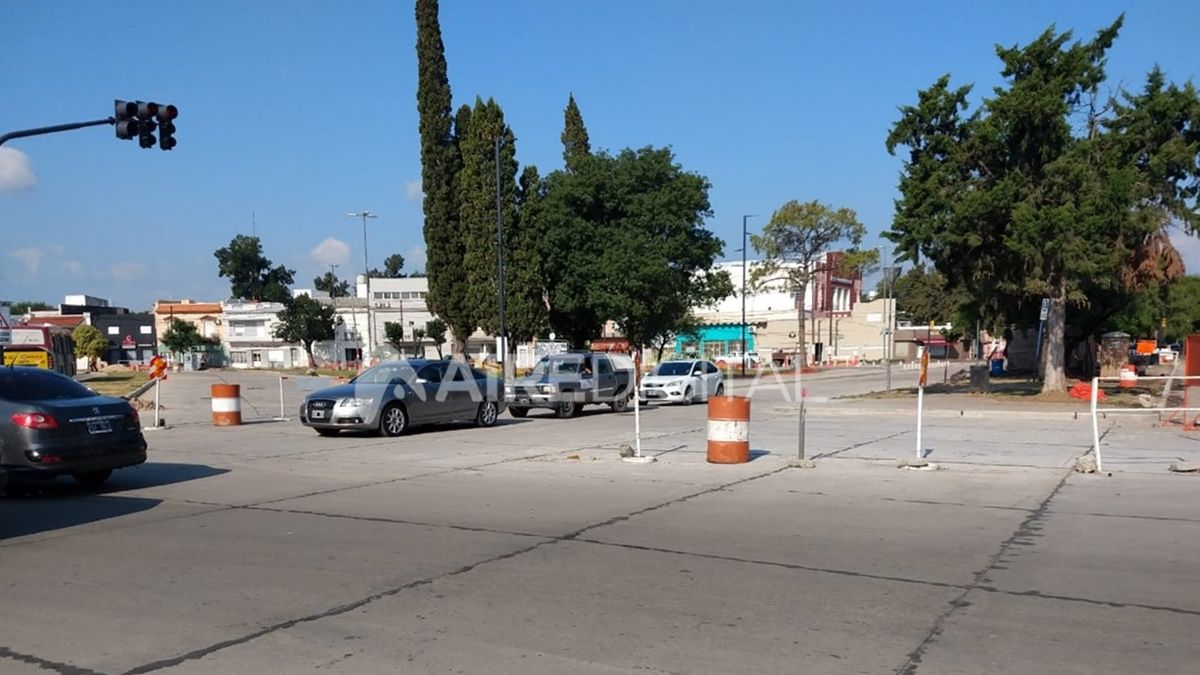 Habilitaron el tránsito en avenida Perón y bulevar Pellegrini e inmediaciones