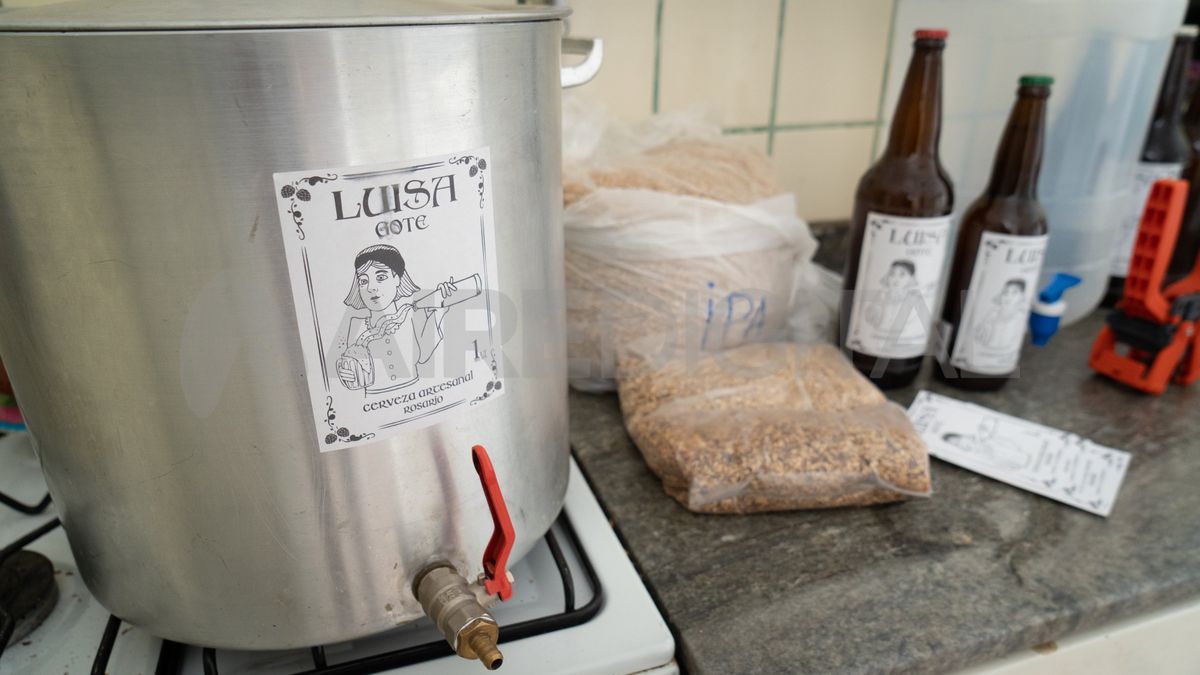 “Cuando elegimos la estética de la Luisa, nos basamos en la carta del tarot La Templanza, que es una mujer que está vertiendo agua entre dos jarros, haciendo que fluya