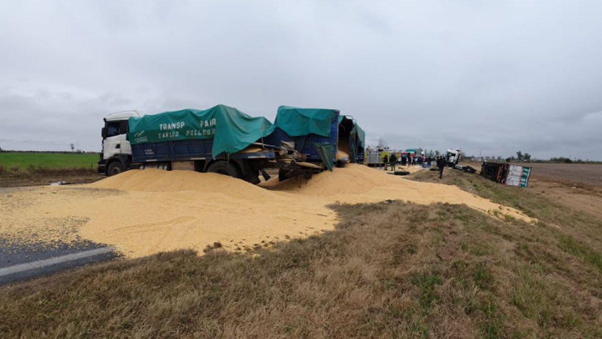 El accidente se registró en el km228 de la RN 34.