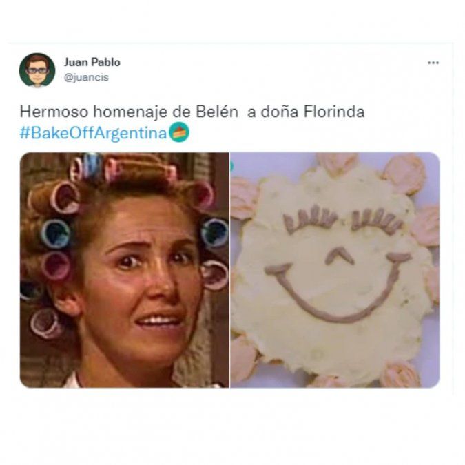 Los usuarios en las redes sociales no perdonaron a Belén de Bake Off Argentina.