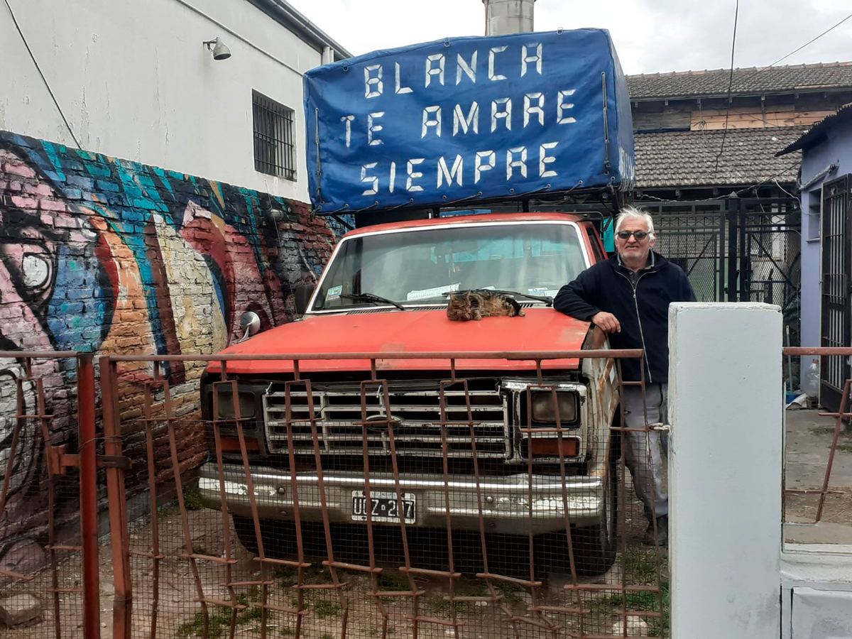 El flete de Epi con la dedicatoria a Blanca.