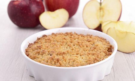 Crumble de manzana sin azúcar. Crumble de manzana sin azúcar.