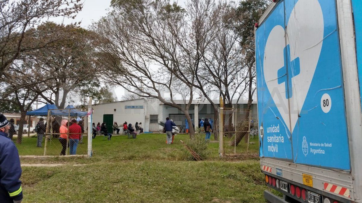 Los testeos se realizaron en el centro de salud y no en el camión