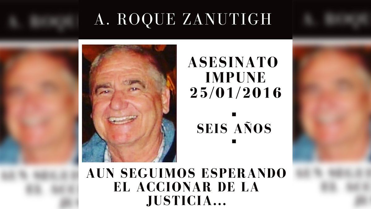 Cada 25 de enero se refuerza el reclamo de justicia por el homicidio de Roque en su casa de San Justo